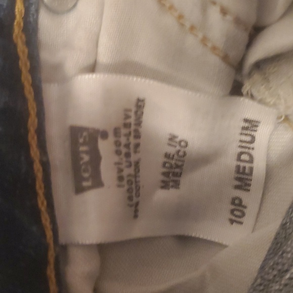 Bootcut Levi's 515 jeans, dark blue, slightly faded, good condition - Picture 9 of 10